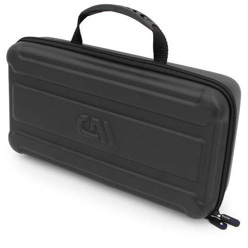 CASEMATIX Barber Bag and Clipper Case Fits Hair Clippers & Accessories For Men and Women - Barber Case For Clippers and Supplies Fits up To Three Corded Clippers, Clipper Guard Holder and More
