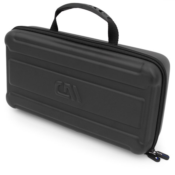 CASEMATIX Barber Bag and Clipper Case Fits Hair Clippers & Accessories For Men and Women - Barber Case For Clippers and Supplies Fits up To Three Corded Clippers, Clipper Guard Holder and More