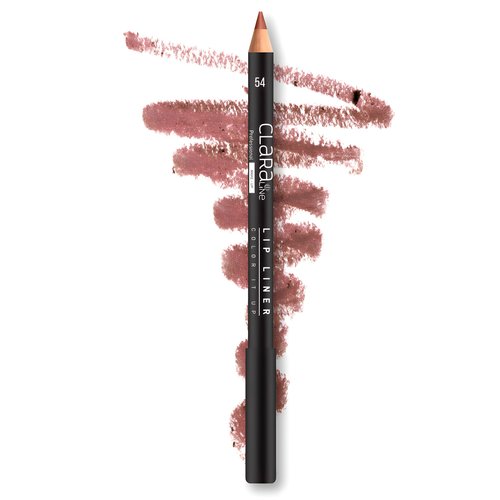 Claraline Lipliner, Lip Pencil With Matte Finish, Makeup Gift Pencil for Women, 1 Count, Shade 54 Chateau Brown