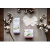 ORGANYC Hypoallergenic 100% Organic Cotton Panty Liners, flat, 24-count Boxes (Pack of 2)