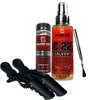 1.4 OZ Brush On Extreme Hold Wig Glue with 4 Ounce C22 Citrus Solvent Best Wig Adhesive Remover | Comes with a Small Brush Applicator and 2pcs Hair Sectioning Clip | Bundle Pack
