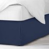 Nestl Navy Blue Bed Skirt King Size - King Bed Skirt 14 Inch Drop - Brushed Microfiber Bed Skirts - Hotel Quality Pleated Bed Skirt - Shrinkage & Fade Resistant
