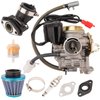 50CC Carburetor 4 Stroke GY6 High Performance 139QMB Carburetor for 49cc 50cc Scooter Moped PD18J Carb Engine, 50 cc Carburetor, 50cc Moped Carburetor + Intake Manifold by LOYPP