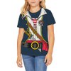 Kid's Print 3D Pirate Costume Halloween T Shirts Funny Cruise Pirates T-Shirt (US, Age, 9 Years, 10 Years, Phai04)