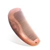 YAKUNCL Thickened Peach Wood Comb, Carved Wooden Comb, Anti Static Wooden Comb, Wooden Comb for Women, Wooden Hair Comb for All Hair Styles