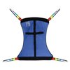 Full Body Patient Lift Sling, Mesh without Commode Opening, Medium (Blue)