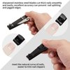 Nail Clippers Set,Christmas Gifts Stocking Stuffers Toe Nail/Toenail Clippers and Fingernail Clippers for Men/Women/Kids,4 pic Nail Cutter Set Include Nail File Gifts for Women and Men Mom.