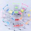 ibasenice Mini Supermarket Handcart, Shopping Trolley Toy Storage Container Toys Mini Carts Red Shopping Cart