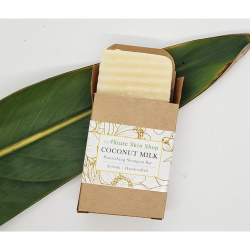 Coconut Milk Shampoo Solid Bar, Cold Process All Natural, No Paraben