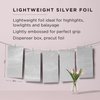 Fromm Color Studio Lightweight Pop Up Hair Foil in Silver, 5" x 11" Embossed Aluminum Foil Sheets, Hair Foils for Highlighting and Coloring - 500 Foil Sheets