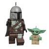 Hallmark Keepsake Christmas Ornaments 2023, The Mandalorian and Grogu LEGO Star Wars Minifigure, Set of 2, Gifts for Star Wars Fans