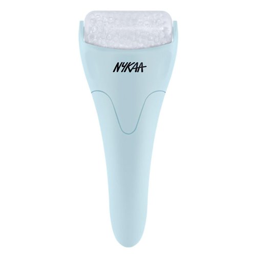 Nykaa Naturals Ice Roller Massage for Face Toning - Reduces Clogged Pores - Improves Absorption and Releases Neck Stiffness - Blue - 1 pc