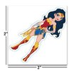 Wonder Woman Tattoos Party Favors Bundle ~ 72 Perforated Individual 2" x 2" Wonder Woman Temporary Tattoos for Kids Boys Girls (Wonder Woman Party Supplies)