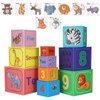 COGO MAN Nesting and Stacking Blocks Stacking Toys for Toddlers Plus Animal Puzzle Toys Set Number Blocks Counting Learning & Educational Toys Education Supplies Montessori Toys