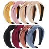 obeoby 8Pcs Headbands for Women, Knotted Headbands Fashion Women Headbands Pink Series Knotted Wide Headbands