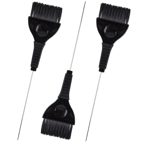 Pintail Hair Dye Brushes - 3 Tint Brushes for Hair Color - Pin Tail for Precise Sectioning - Hair...