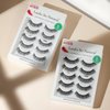 KISS Looks So Natural, False Eyelashes, 'Shy', 12 mm, Includes 5 Pairs Of Lashes, Contact Lens Friendly, Easy to Apply, Reusable Strip Lashes, Glue On