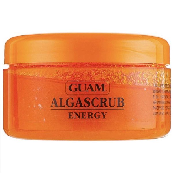 GUAM Alga Scrub ENERGY | Exfoliating Body Scrub with Essential Oils, Sea Salt and Seaweed - Body Scrubs for Women Exfoliation - Body Exfoliator for Skin Toning - 11 OZ | By Guam Beauty