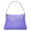 Topney Princess Costume Accessories Set - with Little Girls Princess Dress Up Handbag, Necklaces, Rings, Earrings (Purple Snow)