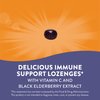 Nature’s Way Sambucus Elderberry Lozenges, 1000 mg Vitamin C Per Serving, Tropical Flavor, 24 Count