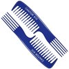 Lift Teasing Wide Tooth Comb – 2 Pack Chemical and Heat Resistant Detangler Comb – Anti Static Comb For All Hair Types – Durable and Lightweight - By Cantor