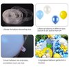 Cartoon Sponge Party Decorations,Sponge Theme Balloon Garland Arch Kit, Yellow Blue Clear Balloon Arch For Cartoon Sponge Birthday Baby Shower Party Supplies Sponge Bob Party Supples