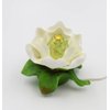 Cosmos Gifts Fine Porcelain Lighted White Magnolia Night Light Figurine, 5-3/8" L