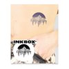 Inkbox Temporary Tattoos, Semi-Permanent Tattoo, One Premium Easy Long Lasting, Water-Resistant Temp Tattoo with For Now Ink - Lasts 1-2 Weeks, Darkened Sky, 4 x 4 in