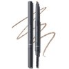 THESAEM Artlook Eyebrow Definer Pencil with Spoolie Brush 01 Brown – Long Lasting Eyebrow Pencil for Soft Textured Eyebrow Makeup with Vitamin E - Triangular Pencil