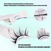 White False Eyelashes Clip- 5g Portable Magnetic Eyelash Applicator Set| Easy to Use Lash Applicator Tool Kit| Applicator Magnetic Lashes Kit for Lounging, Home,Travel and Business Trips(ZS494)