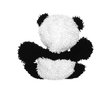 MIGHTY- Microfiber Ball Panda – Made with Squeaker Balls and Minimal Stuffing. Strong & Tough. Interactive Play Dog Toy. Machine Washable & Floats.