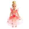 Little Adventures Butterfly Fairy Girl Doll Dress with Wings - Doll Not Included - Machine Washable Child Pretend Play and Party Doll Clothes with No Glitter