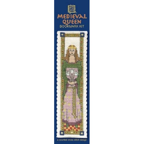 Medieval Queen Bookmark - Cross Stitch Kit