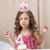 Atoden 4 Year Old Girl Birthday Gifts 4th Birthday Decorations Four Year Old Girl Rainbow Birthday Hat Birthday Headband Princess Tiara Birthday Crown Birthday Accessories for Party Photo Props