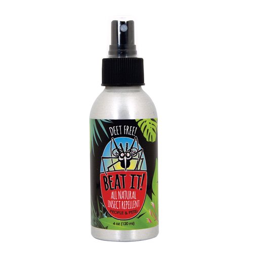 Beat IT! All Natural Deet-Free Insect Repellent (4 oz Aluminum Bottle)