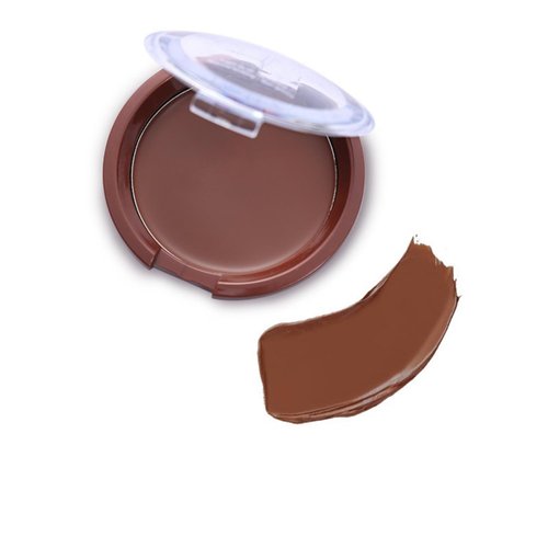 MAEPEOR Matte Bronzer 6 Colors Cream Contour Palette Face Sculpting Long Lasting Highly Pigmented SweatProof Face Bronzer Makeup (04 Teddy)