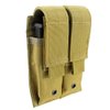 Depring Double Pistol Mag Pouch Molle Tactical EDC EMT Tool Organizer Holder (Tan)