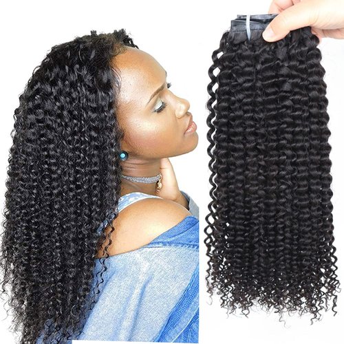 HAPPY&CC Afro Kinky Curly Seamless PU Clip Ins Human Hair Extensions for Black Women Ultra Thin Invisible PU Weft Clip On Hair Extensions 7 Pcs 120g 18 Inch
