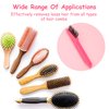 Hicarer 3 Pieces Hair Brush Cleaner Tool 2-in-1 Hair Brush Cleaning Tool Hair Brush Remover Rake for Removing Hair Dust Mini Wet Hair Comb for Salon Home Use Removing Dirt