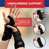 Doctor Developed Carpal Tunnel Wrist Brace for Night Support - Wrist Brace for Carpal Tunnel with Wrist Splint - Sleep Brace for Sprained Wrist - F.D.A Medical Device & Handbook (Right Hand)