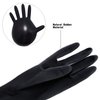 Hair Dye Gloves,Professional Hair Coloring Accessories for Hair Salon Hair Dyeing,2pcs（1 left+1 right）,black