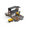 CAT Construction Toys, Store N Go Construction Playset with Travel Case, Ages 3+, 2 Little Machines Vehicles & Assortment of Construction Site Accessories, Quality, Durable & Realistic