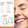 Facial Cupping Set for Face, Neck, and Body + Konjac Sponge - Silicone Face Cupping Set for Massage Therapy - Rejuvenating Facial Cups for Skin Care, Wrinkles, and Cellulite by DoSensePro