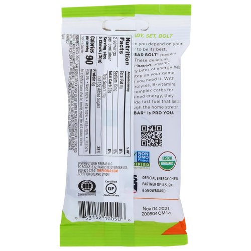 Probar Energy Chews - Strawberry - 2.1 oz - 12 ct