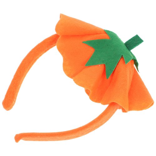 Ciieeo Pumpkin Headband Pumpkin Stem Headband Pumpkin Headpiece Hairband Halloween Headband Pumpkin Pumpkin Costume Headband for Halloween Costume Party (Orange)