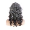 Sallcks Womens Long Curly Grey Wig 2 Tones Natural Curly Side Part Halloween Costume Wig for Women