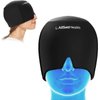 Migraine Relief Cap Ice Head Wrap Headache and Migraine Hat | Headache Relief with Hot/Cold Gel Head Ice Pack with Face and Eye Headache Mask Compress