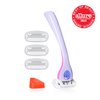 Billie Razors for Women Shave Kit – Women’s Razor + 4 x 5-Blade Razor Refills + Magnetic Holder – DreamPop