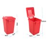 AITING Trash Can Toy Kids Toy Push Vehicles Garbage Truck's ABS Trash Cans Mini Curbside Vehicle Garbage Bin