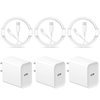 iPhone Chargers Fast Charging [3Pack] cargador 20W Super Fast Charger USB C Wall Charger with 6FT Fast Charging Cable for iPhone 14 13 12 11 Plus,Pro Max,Pro/Mini/XR/iPad